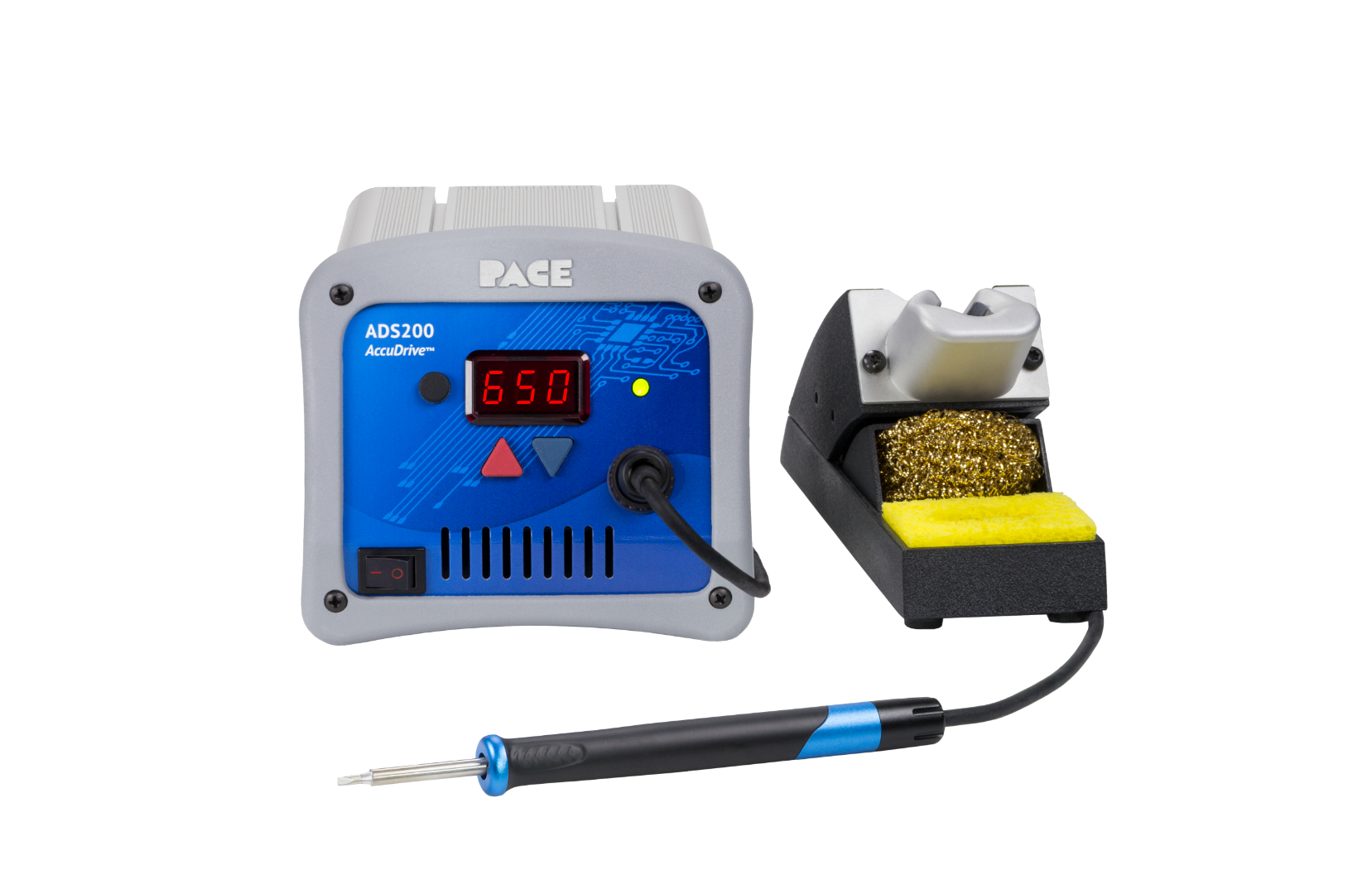 ADS200 AccuDrive Production Soldering Station with TD-200 Tip-Heater Cartridge Iron, 230v